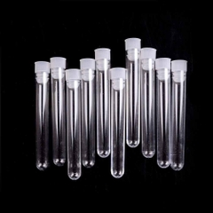 Ống nghiệm nhựa PS 5ml nắp trắng, không nhãn HTM