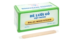 Que Đè Lưỡi Gỗ Tiệt Trùng Bá Lạc