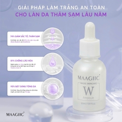 Serum dưỡng trắng Maagiic Magic Skincare W Ampoule 30ml - Sáng da
