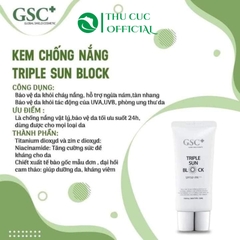 Kem chống nắng vật lý GSC