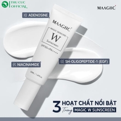 Kem chống nắng Maagiic W Sun Cream SPF 50 PA+++