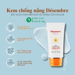 Kem chống nắng Desembre EGF Water Drop Sunblock SPF 40 PA++