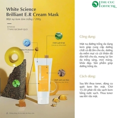 Mặt nạ kem Dưỡng trắng Desembre White Science Brilliant ER Cream Mask 200g