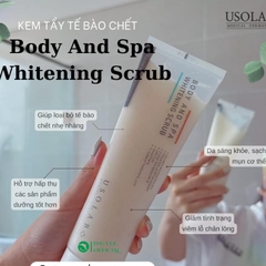Tẩy tế bào chết toàn thân Usolab Body and SPA White Scrub - Trẻ hoá, Sáng da