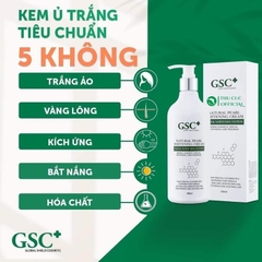 Kem Ủ Trắng Da Mặt GSC+ Natural Pearl Whitening Cream 500ml