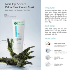 Mặt nạ kem giảm mụn Desembre Medi Epi Science P.Skin Care Cream Mask 200g 