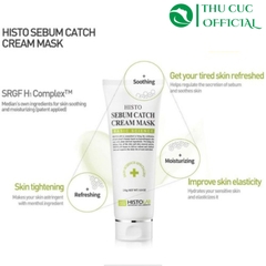 Mặt nạ kem giảm mụn Histolab Sebum Catch Cream Mask Basic Science 250g