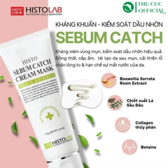 Mặt nạ kem giảm mụn Histolab Sebum Catch Cream Mask Basic Science 250g