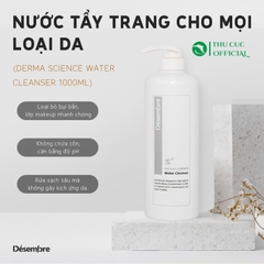 Nước tẩy trang làm sạch Désembre Derma Science Water Cleanser Hàn Quốc