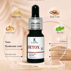 Serum giảm mụn viêm sưng đỏ Karmel Detox X5