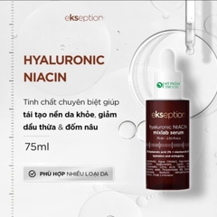 Serum Ekseption Hyaluronic Niacin 75ml - Dưỡng sáng da, giảm thâm mụn