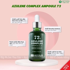 Serum Histolab Azulene Complex Ampoule 72% - Giảm viêm, kiềm dầu, sạch mụn