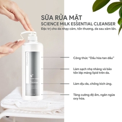 Sữa Rửa Mặt Désembre Derma Science Milk Essencial Cleanser