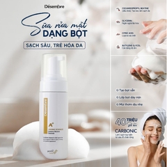 Sữa rửa mặt bọt Desembre Aging Science Creamy Mousse Cleanser 150ml
