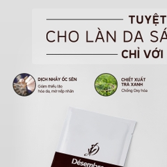 Mặt nạ tơ tằm Desembre 3in1 Invisible Silk Mask III (10 miếng)