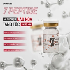 Tế Bào Gốc Phục Hồi, Chống Lão Hóa, Dưỡng Trắng Da Desembre Seven Pepta Serum (10 lọ)