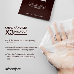 Mặt nạ tơ tằm Desembre 3in1 Invisible Silk Mask III (10 miếng)