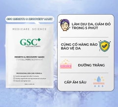 Mặt nạ GSC Rebirth & Recovery Mask - Phục hồi, làm dịu da - Hộp 10 miếng
