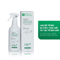 Xịt tắm trắng tẩy da chết GSC+ Perfect Body White Peeling 500ml