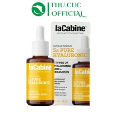 Tinh chất LaCabine 5x Pure Hyaluronic Serum 30ml - dưỡng ẩm, căng bóng da