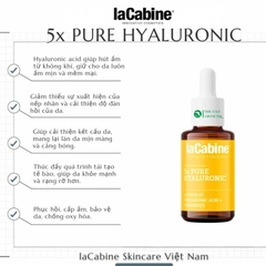 Tinh chất LaCabine 5x Pure Hyaluronic Serum 30ml - dưỡng ẩm, căng bóng da