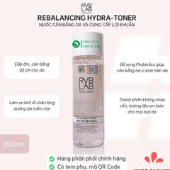 Toner RVB Lab Rebalancing Hydra 200ml - Cấp ẩm, cân bằng hệ vi sinh