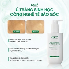 Kem Ủ Trắng Da Mặt GSC+ Natural Pearl Whitening Cream 500ml