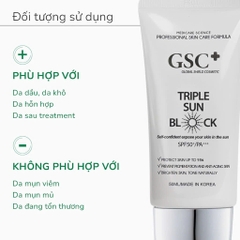 Kem chống nắng vật lý GSC