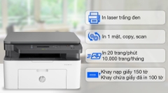Máy in HP Laser MFP 135A đa chức năng (In, Copy, Scan)