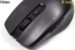 Chuột không dây Fuhlen B07S Black, Wireless 2.4G/Bluetooth, DPI 1600, màu đen