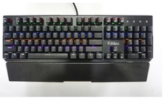 Bàn phím cơ quang Fuhlen Destroyer (D) - LED 7 màu, 104 Phím, có kê tay, vỏ kim loại