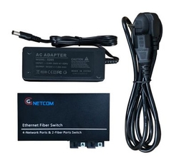 Switch Quang HO-LINK HL-2F4EP-SC 2 quang 4 Cổng POE 10/100M