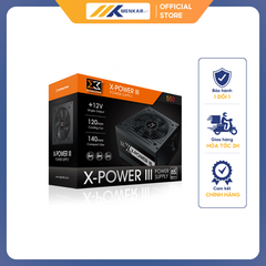 Nguồn máy tính Xigmatek X-Power III X550 - 500W, Fan12cm, Kèm dây nguồn, EN45983