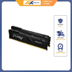 Ram Desktop Kingston Fury Beast (KF432C16BBK2/16) 16GB (2x8GB) DDR4 3200Mhz