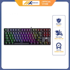 Bàn phím DareU EK87V2 Black Blue Switch