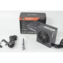 Nguồn máy tính Xigmatek X-Power III X550 - 500W, Fan12cm, Kèm dây nguồn, EN45983