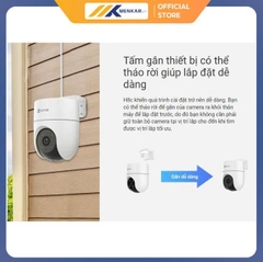 Camera Ngoài Trời Ezviz CS-H8C 4G - kết nối kép: SIM 4G hoặc mạng dây RJ45