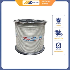 Cáp đồng trục Sino RG6 (5C-FB) lõi CCS 80 sợi màu trắng 305m