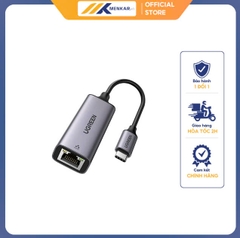 Cáp chuyển Usb Type C to Lan 10/100/1000Mbps Ugreen 50737