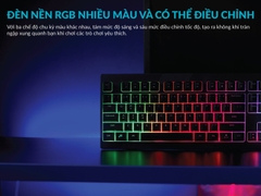 Rapoo V50S – Bàn Phím Giả Cơ Gaming Backlit