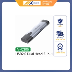 Đầu đọc thẻ nhớ đa năng USB/TypeC 2 trong 1 VegGieg VC305