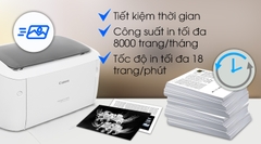 Máy in Đơn năng Laser Canon LBP6030W Hãng, In Wifi, 1 mặt