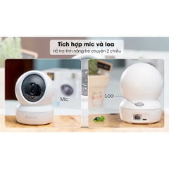 Camera Ezviz CS-H6C Pro 2MP Color, IP WiFi trong nhà quay quét, Đàm thoại 2 chiều
