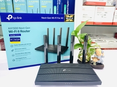Bộ phát wifi 6 TP-Link Archer AX12 (Chuẩn AX/ AX1500Mbps/ 4 Ăng-ten ngoài/ Wifi Mesh/ 35 User)