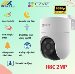 Camera EZVIZ H8C 2MP Tích Hợp Màu Ban Đêm, Xoay 360 Độ, Đàm Thoại 2 Chiều