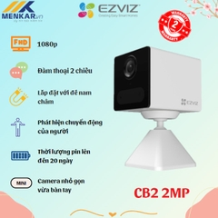 Camera EZVIZ WiFi Dùng Pin CB2 Mini - Trắng