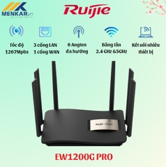 Bộ phát wifi RUIJIE RG-EW1200G PRO (DUAL-BAND AC1300 MU-MIMO Hỗ trợ MESH)