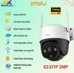 Camera Wifi PT Full Color 2MP IMOU IPC-S21FTP