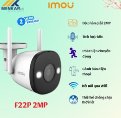 Camera Imou WIFI ngoài trời 2MP IPC-F22P-D