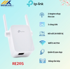 Bộ kích sóng Wifi TPLink RE205 Chuẩn AC750